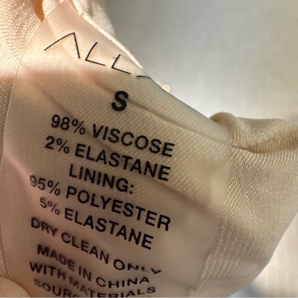 Alexis Fio High-Waist Wide-Leg Tan & Gold Shorts | S - Picture 8 of 8